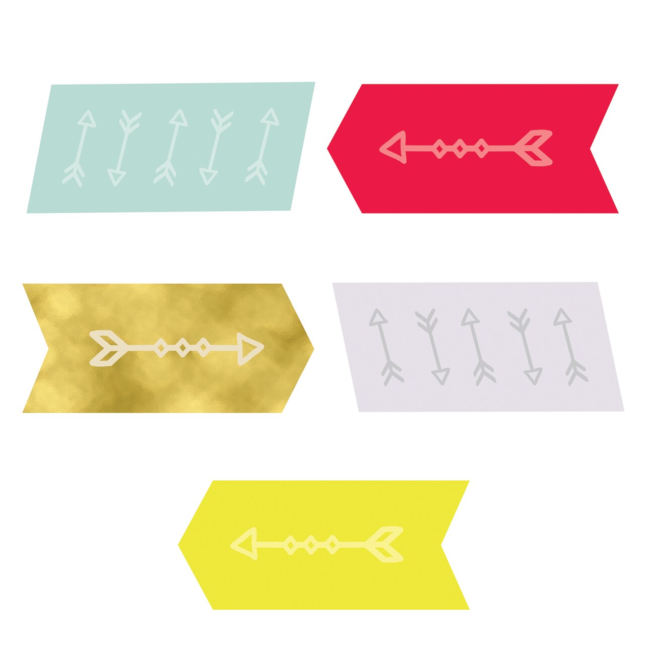 Carson Dellosa – Aim High Arrows Colorful Cut-Outs, Classroom Décor, 42 Pieces